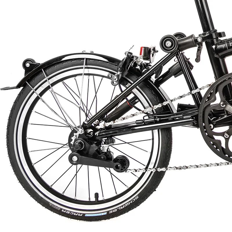 Brompton C-Line Explore Low Bar Black Edition Folding Bike 2022 Black-6